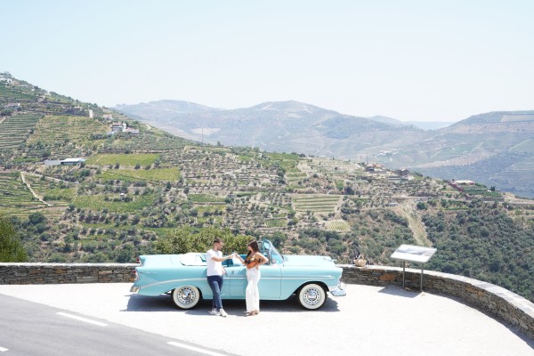 Classic chevrolet bel air at Douro